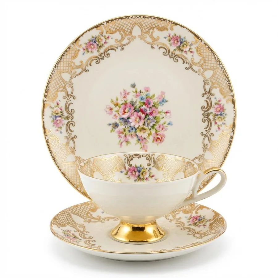 סט בודד טריו מפורצלן