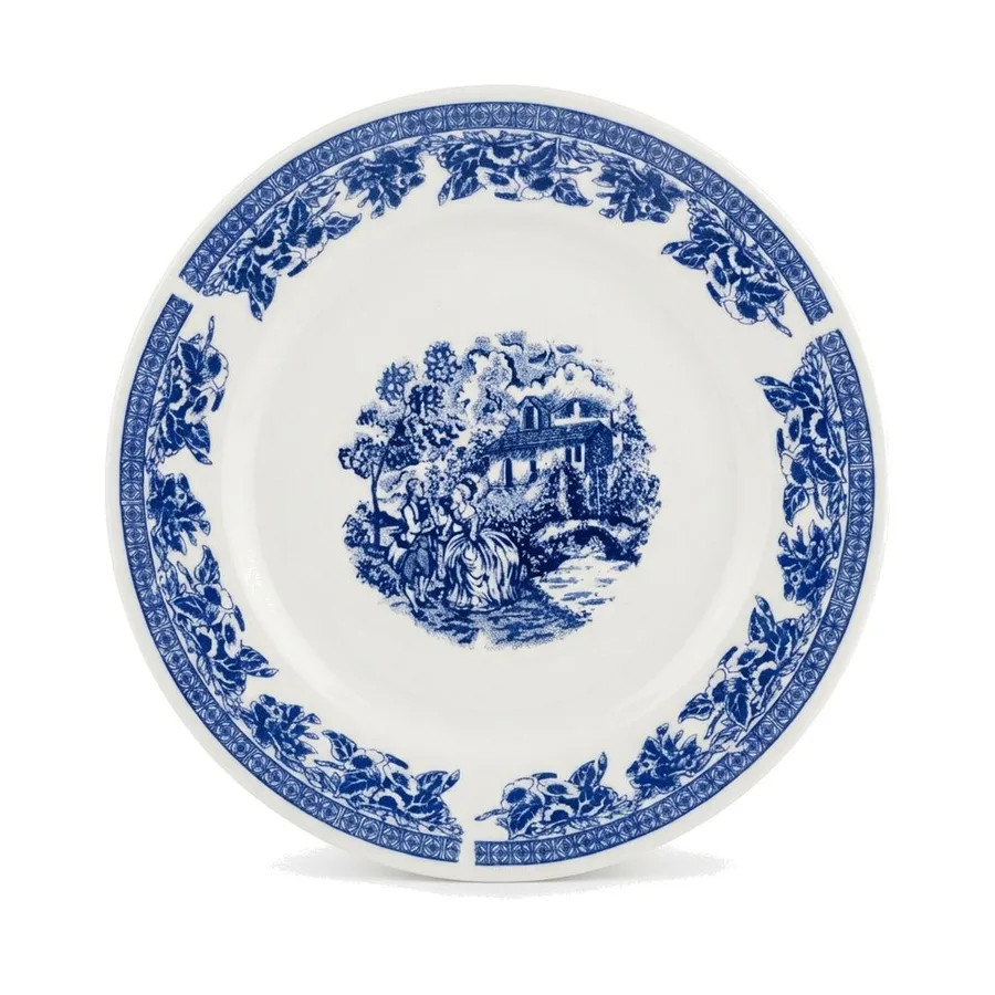 צלחת עוגה מפורצלן קוטר 17.5 ס"מ