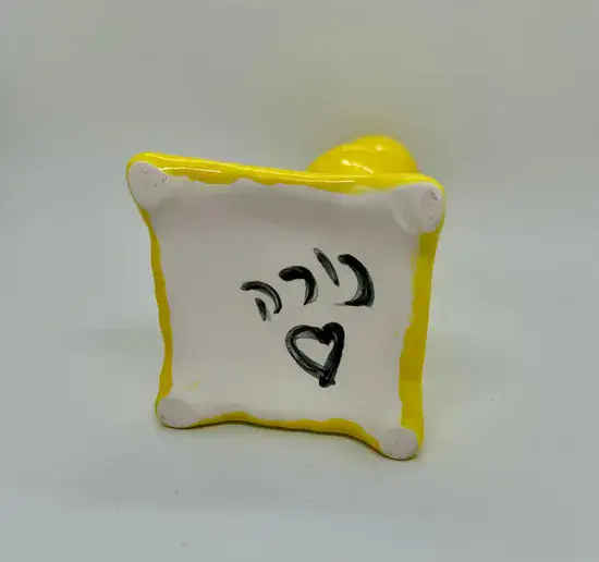 פמוט בודד גבוהה מקרמיקה