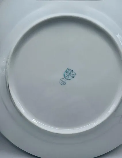 צלחת מנה ראשונה מפורצלן