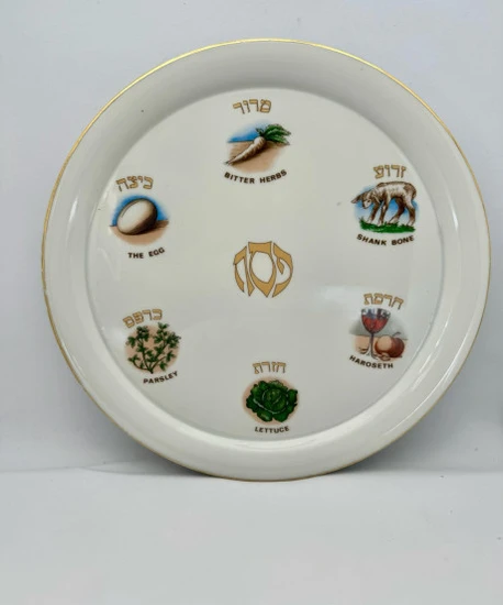 צלחת פסח מקרמיקה