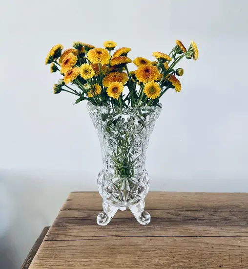 ואזה קריסטל/זכוכית קטנה 17.5 ס"מ