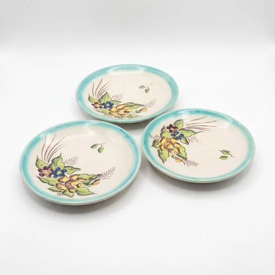 ​צלחת עוגה מחרס  קוטר 16 ס"מ