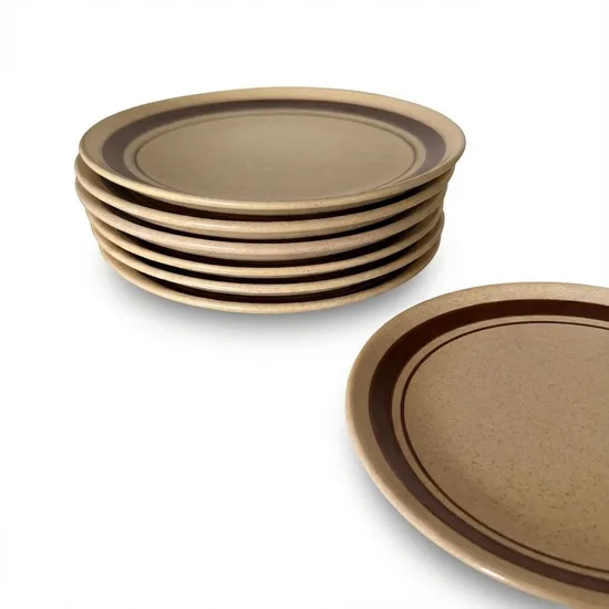 צלחת עוגה/מנה ראשונה קרמיקה "לפיד" דגם "ערבה"