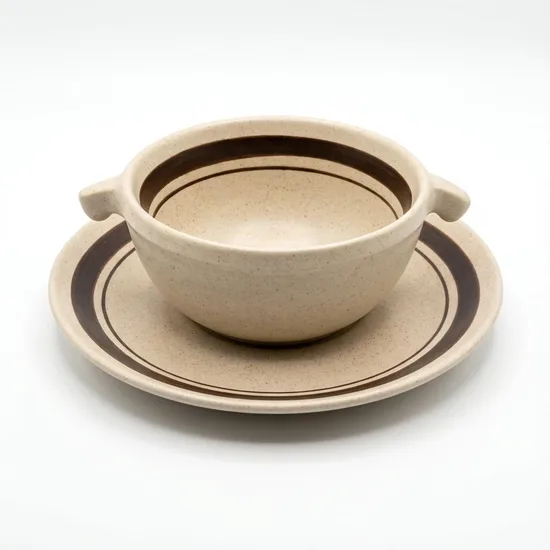 צלחת עוגה/מנה ראשונה קרמיקה "לפיד" דגם "ערבה"