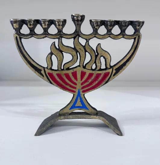 חנוכיה מפליז - וינטג