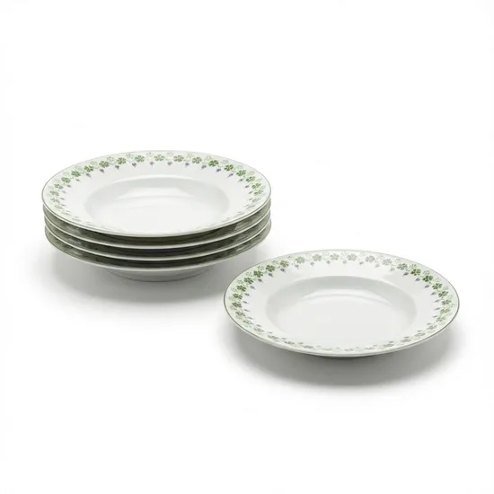 צלחת מרק מפורצלן