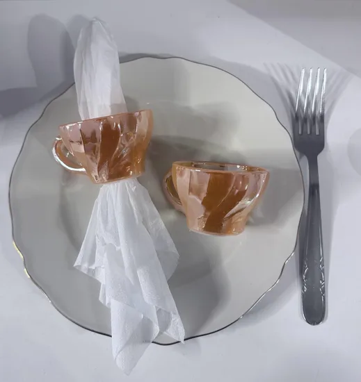 חבקים למפיות מספל פורצלן וינטג'