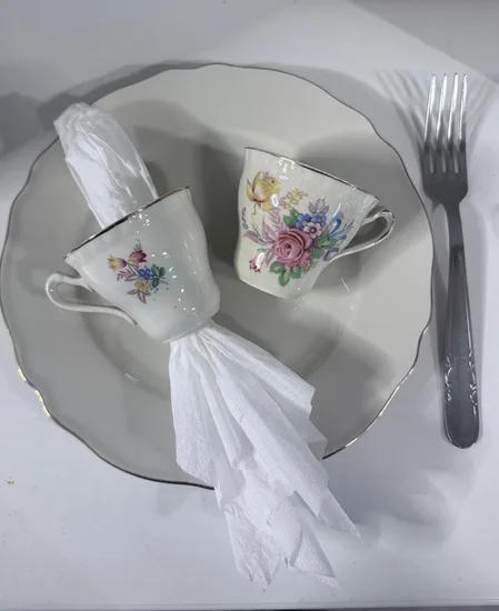 חבקים למפיות מספל פורצלן וינטג'