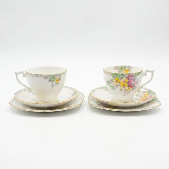 סט טריו מפורצלן