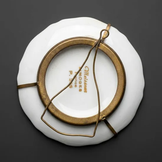 צלחת קטנטנה מפורצלן קוטר9 ס"מ