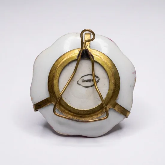 צלחת קטנטנה מפורצלן קוטר 4.5 ס"מ