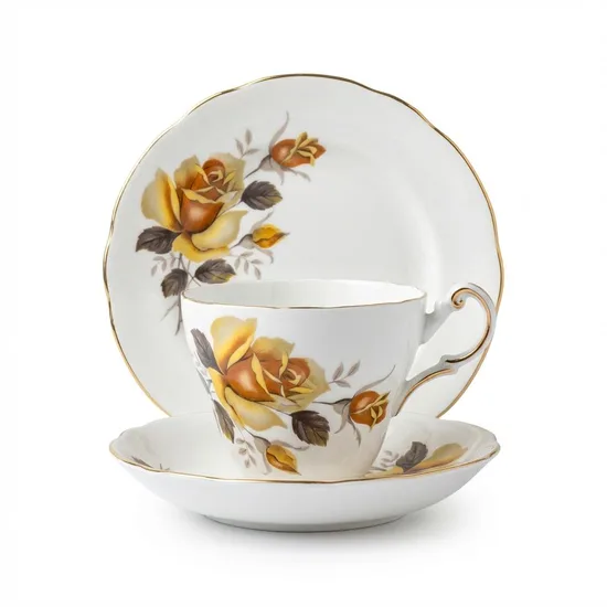 סט טריו מפורצלן