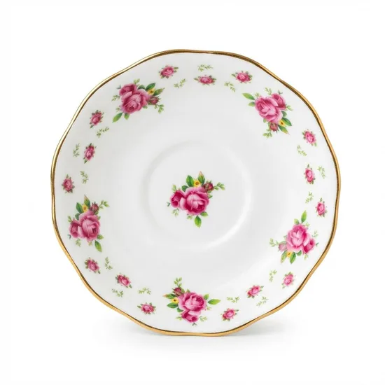 סט בודד ספל וצלחת מפורצלן