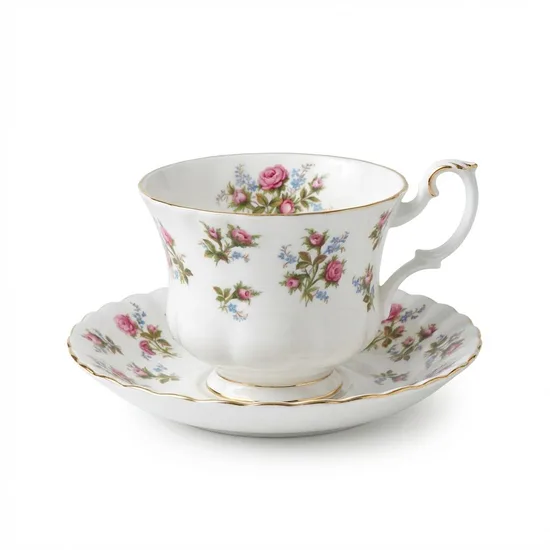 ספל וצלחת מפורצלן