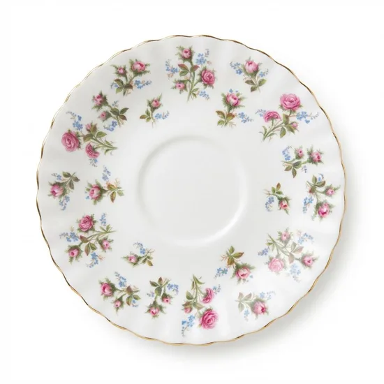 ספל וצלחת מפורצלן