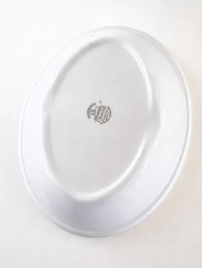 קערה גדולה אובלית מחרס אנגלי