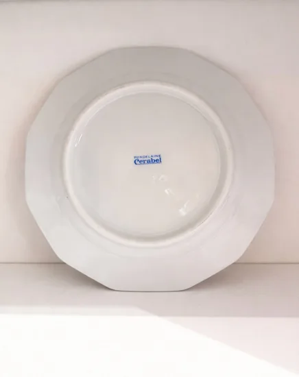 צלחת מרק מפורצלן