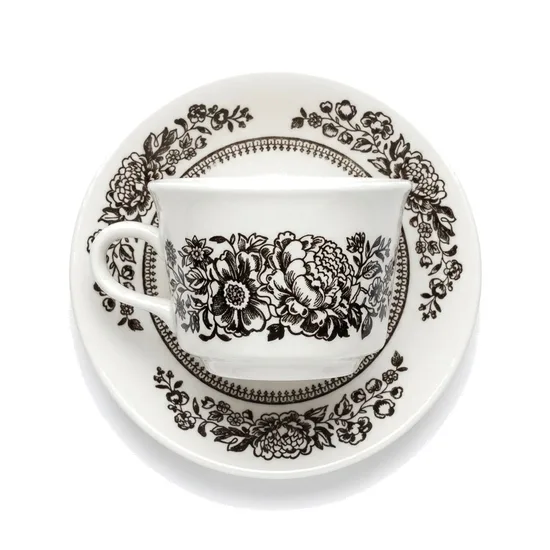 ספל וצלחת מחרס