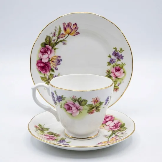 סט טריו מפורצלן