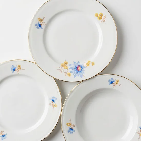 צלחת מנה עיקרית מפורצלן קוטר 25 ס"מ