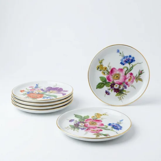 צלחת קטנטנה קוטר 10 ס"מ מפורצלן חלק מסרוויס חן