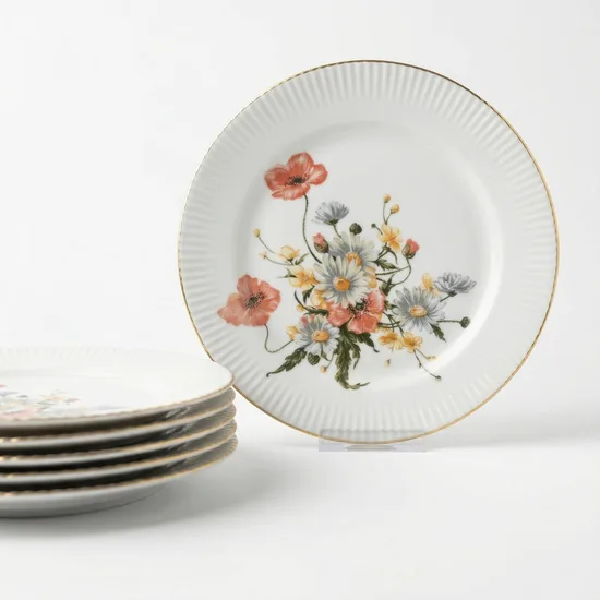 צלחת קוטר 19.5 ס"מ מפורצלן