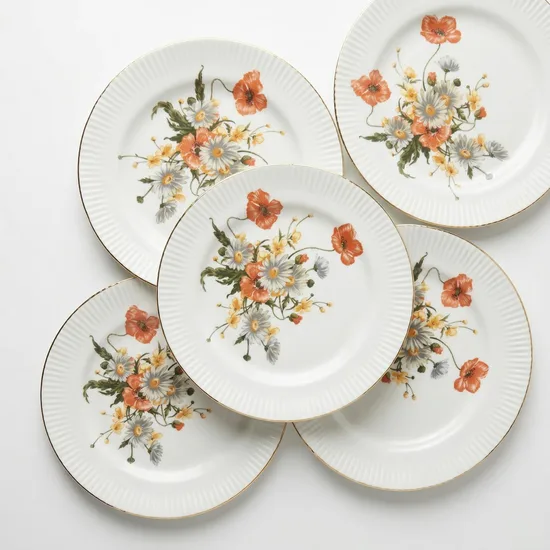 צלחת קוטר 19.5 ס"מ מפורצלן