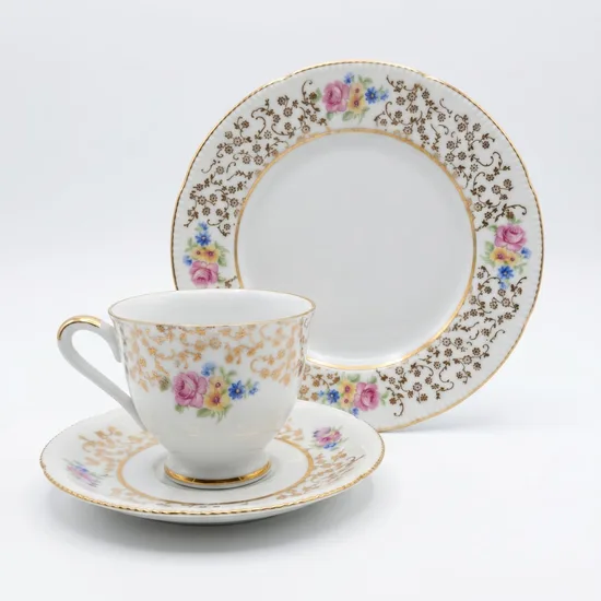 סט אספרסו טריו מפורצלן