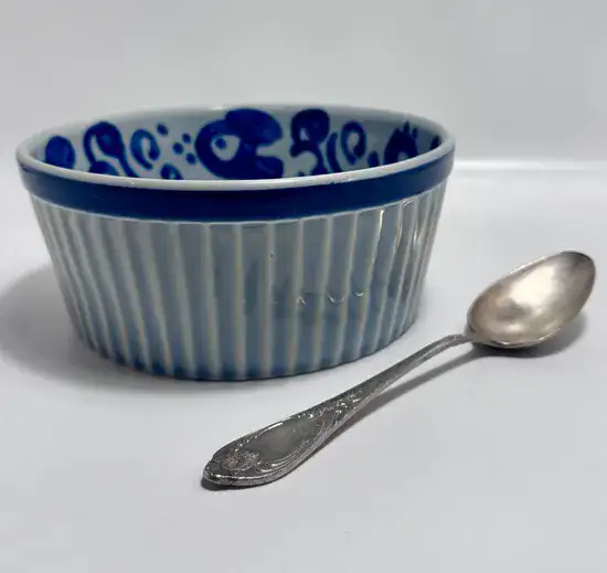 קערת קרמיקה חרס זיגוג מלח