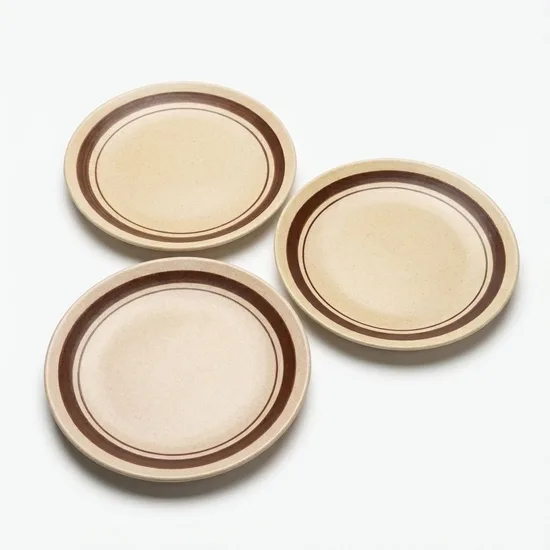 צלחת עוגה/מנה ראשונה קרמיקה "לפיד" דגם "ערבה"