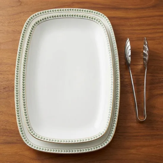 מגש אובלי להגשה 37/24 ס"מ מפורצלן