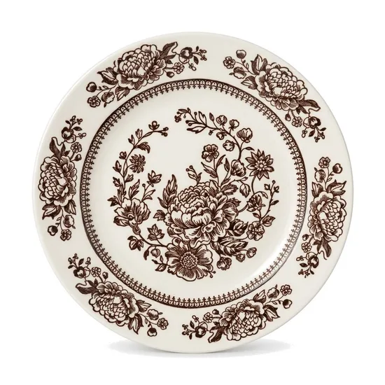 צלחת עוגה מחרס